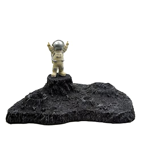 Allcolor Action Figures Accessories - Anime Figure Display Base - Figure Toys Flight Effects Holder - 1/12 Figures Diorama - 6 Inch Figures Stand - Lunar Surface - Dnd Terrain #TOP4