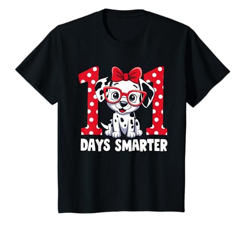 Niños 100 días de escuela perro dálmata niños niños 100 días más inteligentes Camiseta