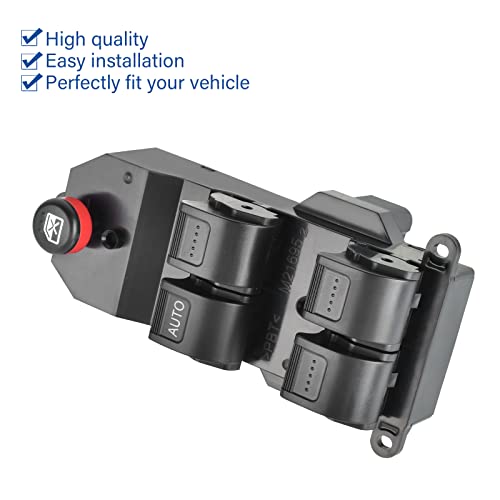 Driver Side Master Power Window Switch For Honda Civic 2001-2005, Honda Cr-V 2002-2006, Replace Oe#35750-S9A-305 #TOP5