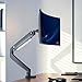 VIVO Premium Aluminum Monitor Arm for Ultrawide Screens up to 49 inches and 33 lbs, Heavy Duty Single Desk Mount, Pneumatic Height, Max VESA 100x100, Black, STAND-V101G1