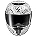 ScorpionEXO R420 Full Face Adult Street Motorcycle Helmet with Comm Ready Speaker Pockets DOT Snell Approved Shake II (White - X-Large)