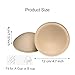 VANTOBEST 3 Pairs Round Bra Inserts Pads Removable Sports Yoga Bra Cups Inserts Enhancers Swimsuit Push up Bra Pads for Bikinis Top Swimsuit Sport Bra (Black+White+ Beige)