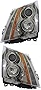 For Cadillac CTS Sedan 2008 2009 2010 2011 2012 2013 2014/Coupe 2011-2015 Sedan Headlights Lamps Set Halogen Driver and Passenger Side