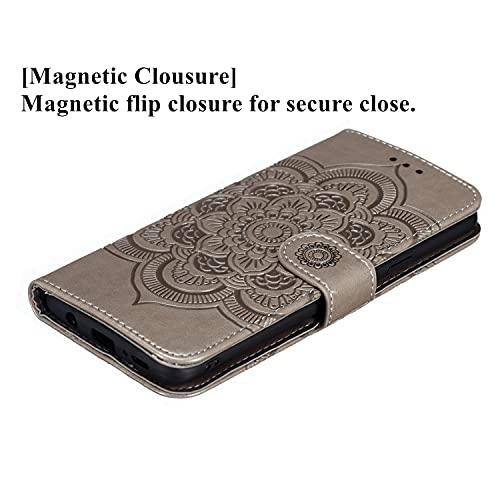Housse Samsung S8 Plus grise avec dragonne pour éviter les chutes