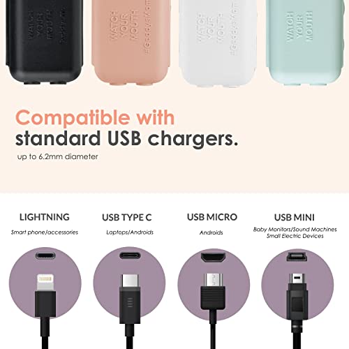 Evita manipulaciones de cables con el protector de cargador USB infantil 6