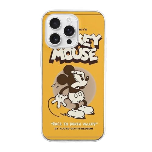 �f�B�Y�j�[ �~�b�L�[�}�E�X IPhone16 �Ή� �P�[�X �ϏՌ� �y���^ ���ϖh�~/Qi�������C�����X�[�d�Ή� �X�}�z�P�[�X ����~�� �w��h�~