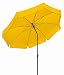 Produktbild Doppler Absolut wetterfester Gartenschirm Sunline 200 gelb, UV-Schutz 50 Plus und Knicker,
