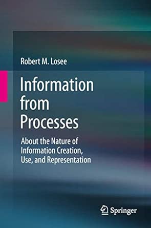 Information from Processes: About the Nature of Information Creation, Use, and Representation 2012th Edition book cover