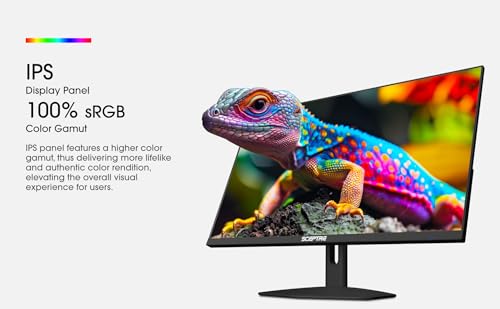 Image of Sceptre New IPS 27-inch Prime Gaming Monitor 100Hz DP HDMI USB Type C, Build-in Speakers Machine Black 2026 (E275W-FP100T Series)
