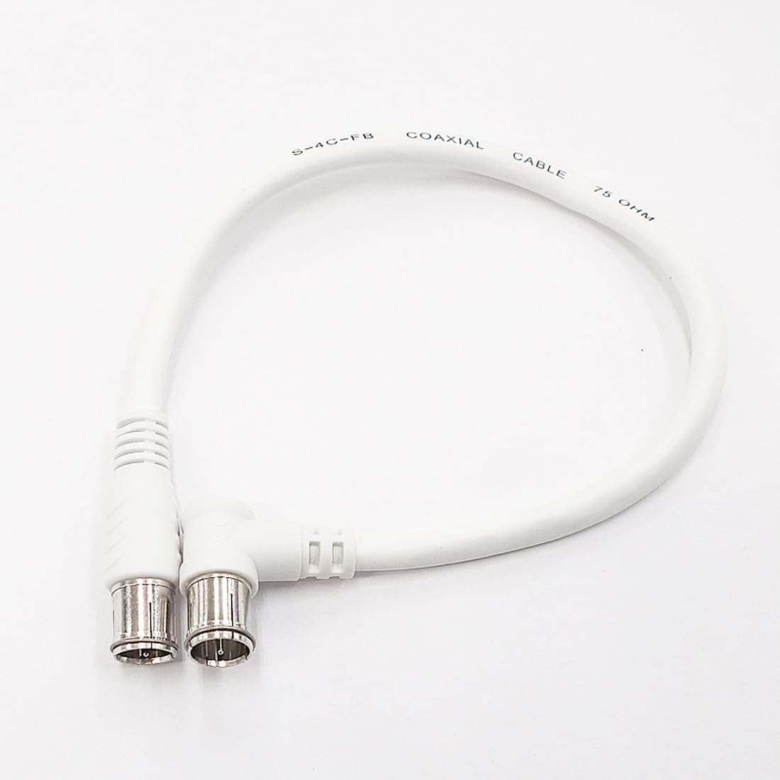 Antenna cable (one side L-type type)/digital satellite broadcast support/11.8 inches (30 cm) (FQ-03A)