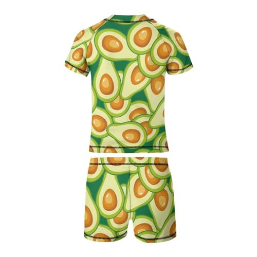 Healthy Food AvocadoChildren's Swimsuits Boys Two Piece Suit8-10Y（130cm）3