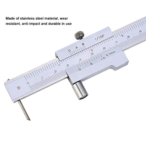 Calibrador paralelo de acero inoxidable 0-200 mm miniatura 5