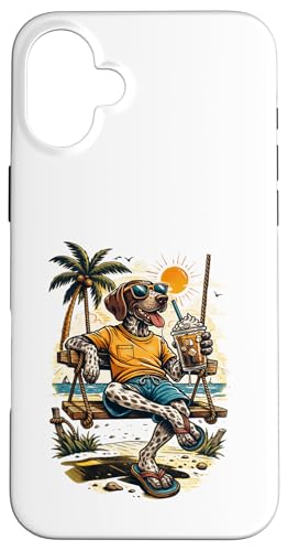 �X�C���O�ŃA�C�X�R�[�q�[�����ރ|�C���^�[ DIGOR ���B���e�[�W �X�}�z�P�[�X iPhone 16 Plus �p