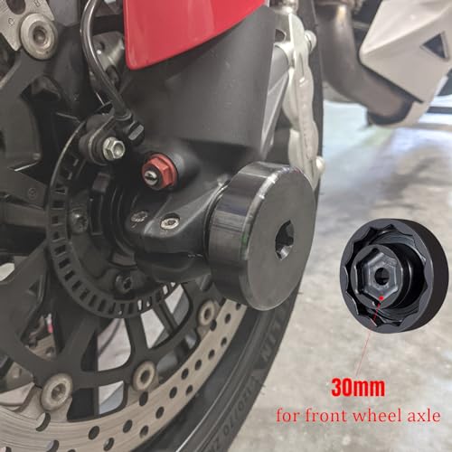 Einsatz Nuss für Ducati Motorrad Achsmutter vorn + hinten, Achse Werkzeug, Passend für Ducati, ATVs, Superbike 1098, 1198, 1199, Panigale Multistrada Diavel, SW 55mm und 30mm