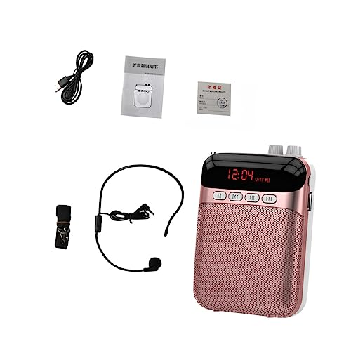 CORHAD 1 Conjunto Abelhinha Megafone Microfones Sem Fio Amplificador De Voz Microfone Pequeno Sem Fi