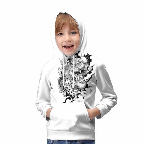 Motif vectoriel enfants pour ce pullover original et drôle avec capuche - 5