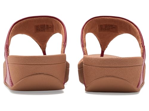 Image of FitFlop Womens Lulu Leather Toe Post Sandals