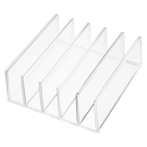 Angoily Multifunctional Office Supplies Book Storage Rack Desktop File Organizer Adjustable Compartments for Home and Office Use