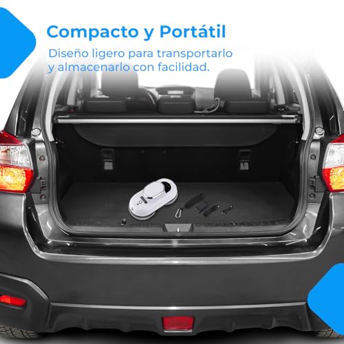 NK Robot Limpiacristales, Limpieza Inteligente, Sistema Anticaídas, Diseño Compacto y Portátil- Ventanas, Espejos y Azulejos - imagen 7