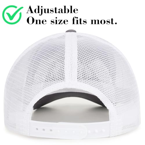 Image of Fathers Day Dad Papa Gifts from Daughter Son Wife, Unique Men's Hat for Dad Grandpa Husband, Leather Pattern Baseball Cap