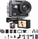 AKASO EK7000 Action Camera 4K 20MP Sport Camera Waterproof DV Camcorder 98ft Ultra HD 170 Degree Wide Angle Remote Control WiFi Mini Camera Adventure Camera Dash Cam