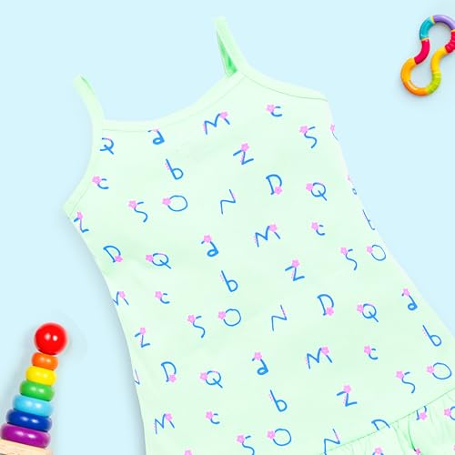Image of LuvLap Baby Girl 100% Cotton Sleevless Girls Frock Pack of 3