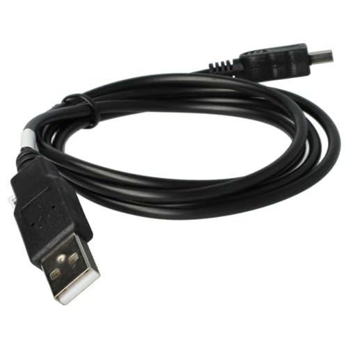 vhbw Cable datos, cable de carga USB mini 1,0 m compatible con Sony DSR TRV16E, TRV18E