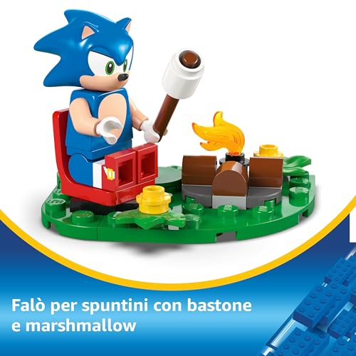 Sonic Duello al Falò di Sonic, Giochi d'Avventura per Bambini e Bambine da 7 Anni in su con Personaggi del Videogioco tra cui 2 Robot Giocattolo, Idea Regalo di Compleanno per Gamer 77001 - Lego - Immagine 7