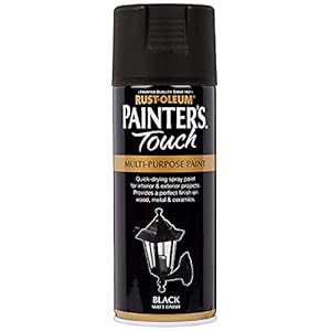 Rust-Oleum AE0040025E8 400ml Painter’s Touch Spray Paint – Matt Black