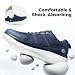 Imagen de FitVille Zapatillas Caminar Hombre Extra Anchas Zapatos Hombre Casuales Sneakers Comodos Calzado Deporte Hombre Transpirables Azul Marino 40 EU X-Ancho