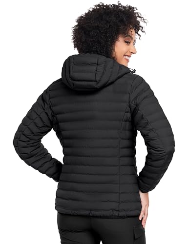 Little Donkey Andy Women's Warm Waterproof Puffer Jacket Hooded Windproof Winter Coat with Recycled Insulation3