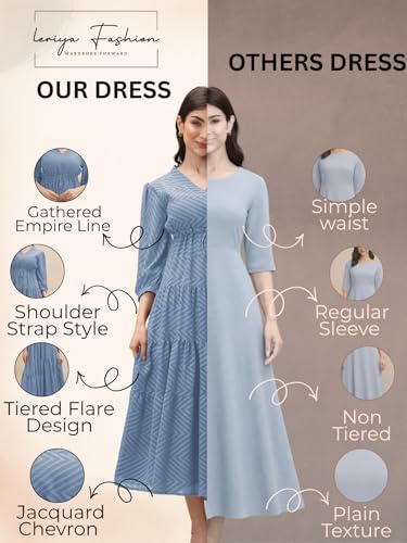 Image of Leriya Fashion Maxi Dress for Women | Western Summer Georgette Stylish A-line Dress for Beach Party Outfits | Western Summer Black One Piece Knee Length Dresses for Woman