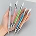 ZEOHBETY Nail Art Sculpture Pen, 5Pcs Dual Tipped Dotting Pen and Silicone Nail Tools for Resin, Silicone Brushes, Acrylic Pen, Nail Art Brushes, Nail Foil Carving Drawing Effect Shaping Drawing