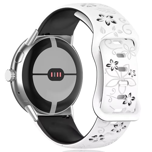 [MELEJIA] For Google Pixel Watch 4 45mm / Pixel Watch 3 45mm �o���h �R���p�`�u�� �O�[�O���s�N�Z���E�H�b�` �����x���g �V���R���� �����o���h �X�|�[�c �������� �_�炩 �y�� �h�� �ʋC �j��