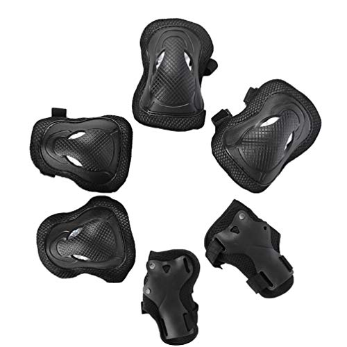 image for BESPORTBLE 6Pcs Adults Knee Pads Elbow Pads Wrist Guards Protective Ge