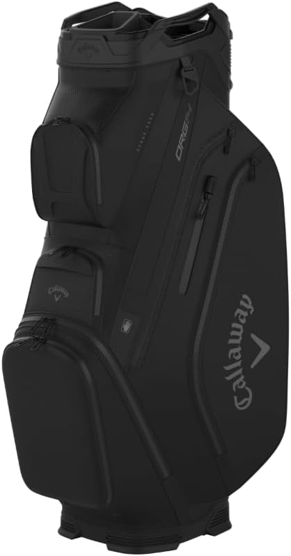 Callaway ORG 14 Cart Bag Navy/Flow Yellow - 14-Way Top, GPS Pocket, Cooler Lined, 4.7 Stars