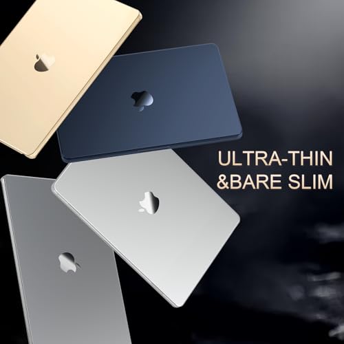 Image of AKIT Matte Case for MacBook Air 15 Inch M5 M4 M3 M2 2026-2023, Starlight