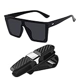 Las gafas de sol cuadradas de gran tamaño te hacen más elegante y encantador. Las gafas de sol de gran tamaño con lentes siameses son adecuadas para la mayoría de las condiciones climáticas y meteorológicas.