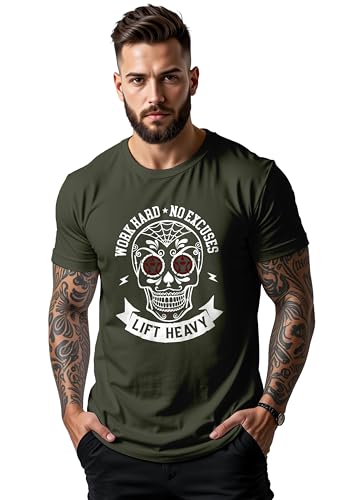 Image of Peppyzone Men's Regular Fit Gym Workout T Shirt for Men