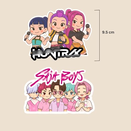 Image of Dia&Tia Premium Fridge Magnets, Kpop Demon Hunter | Made in India, For Office, Kitchen, Refrigerators, Magnetic Boards, Motivational Quotes, Culture, Gamers, Cute Cartoons