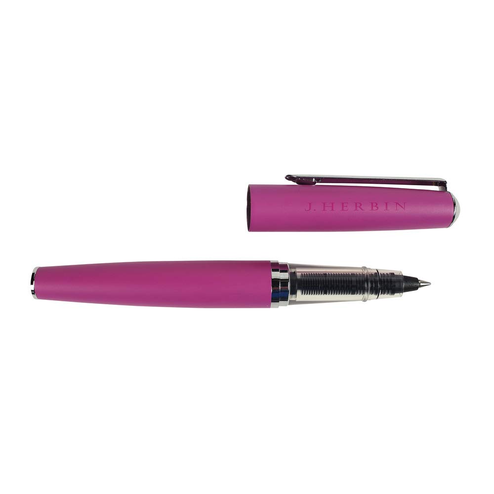 Herbin Metal Barrel Ink Rollerball Pen - Pink