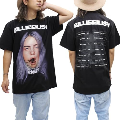 ビリー・アイリッシュ プリントTシャツ オーバーサイズXL2025オフィシャル オーバーサイズ プリントTシャツ - ホワイト／Billie Eilish