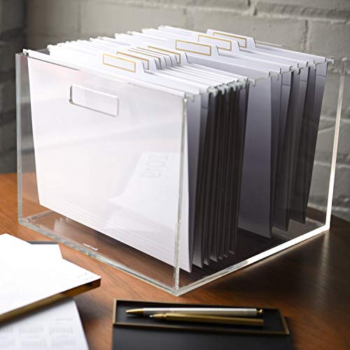 Image of Russell+Hazel Acrylic File Box (80433)