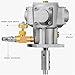 Power Mixer Pneumatic Agitator Clamp-On Drum Agitator Industrial-Grade Pneumatic Shaker Paint Stirring Tool，Pneumatic Mixer,Pneumatic Paint Mixer Stirrer, Manual Paint Air Agitator with Lift