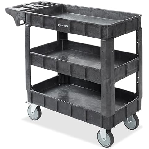 Dryser 3-Tier Utility Service Cart Cover