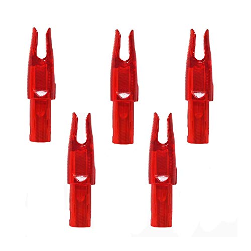 Zhan Yi Arrow Nocks 0.246 Inside Diameter Inserts 6.20MM 60 Pack for Archery