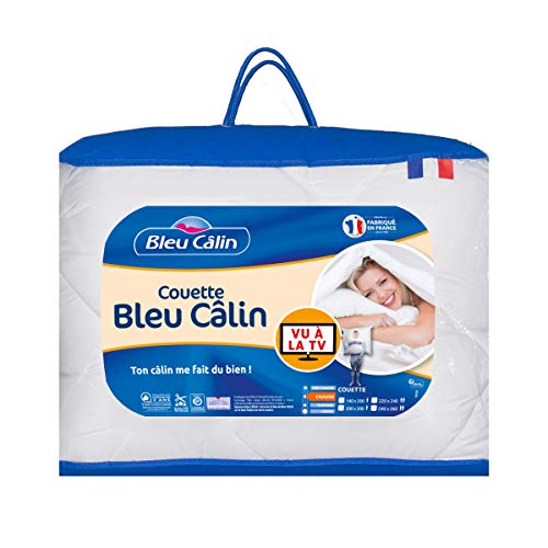Bleu Câlin Couette 2 Personnes La Bleu Câlin Douce, Blanc, 240x220 cm, KBC35I220