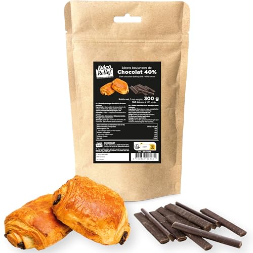 Déco Relief - 100 bâtons de boulanger chocolat