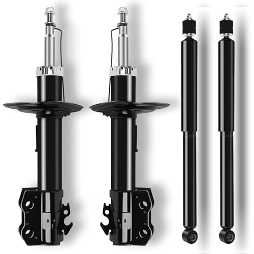 4x Struts AUTOMUTO Shock Absorbers Fits 2012-2014 for Toyota Prius C,2006-2011 for Toyota Yaris with 334472 334473 343442 Auto Shocks - Front Rear