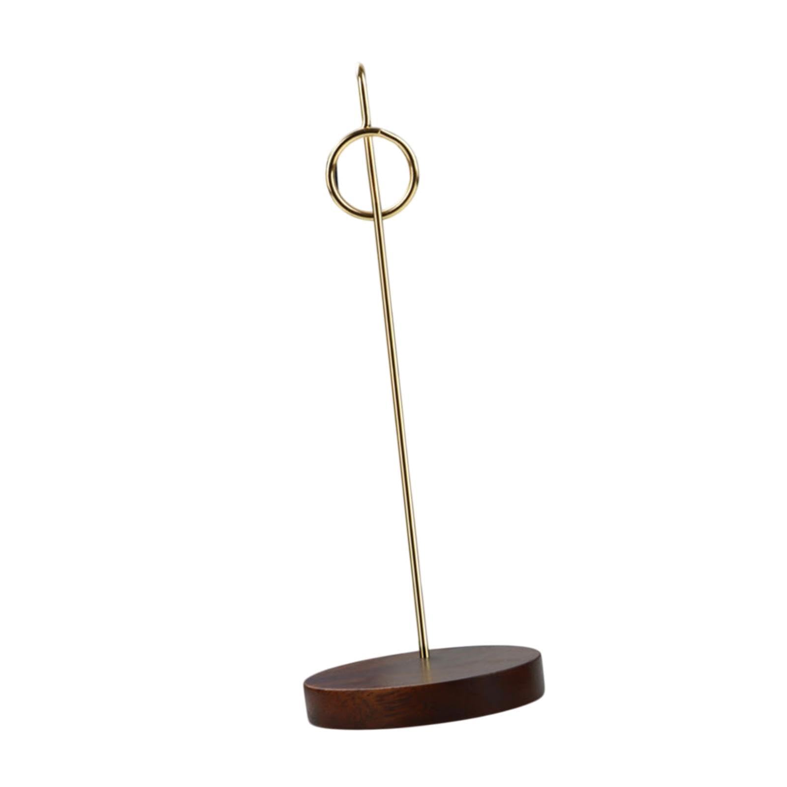 Tachiuwa Place Cards Holder Table Menu Holder Decoration Multifunctional Rack Cardholder Reserved Sign for Party Graduation Reception, Gold